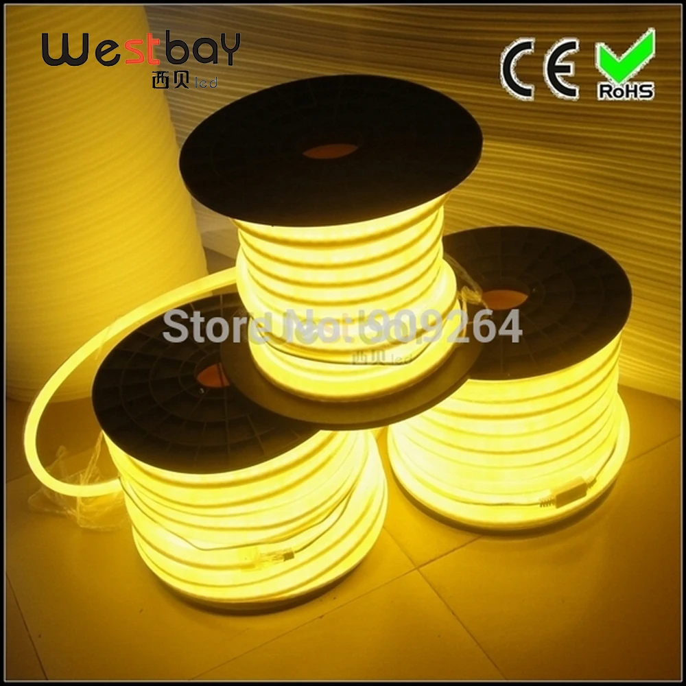 

LED Neon for Events Party Window Shop Building Decoration Lights DC12V Warm White Neon Flex Mini Size 90leds Per Meter 10M/Lot