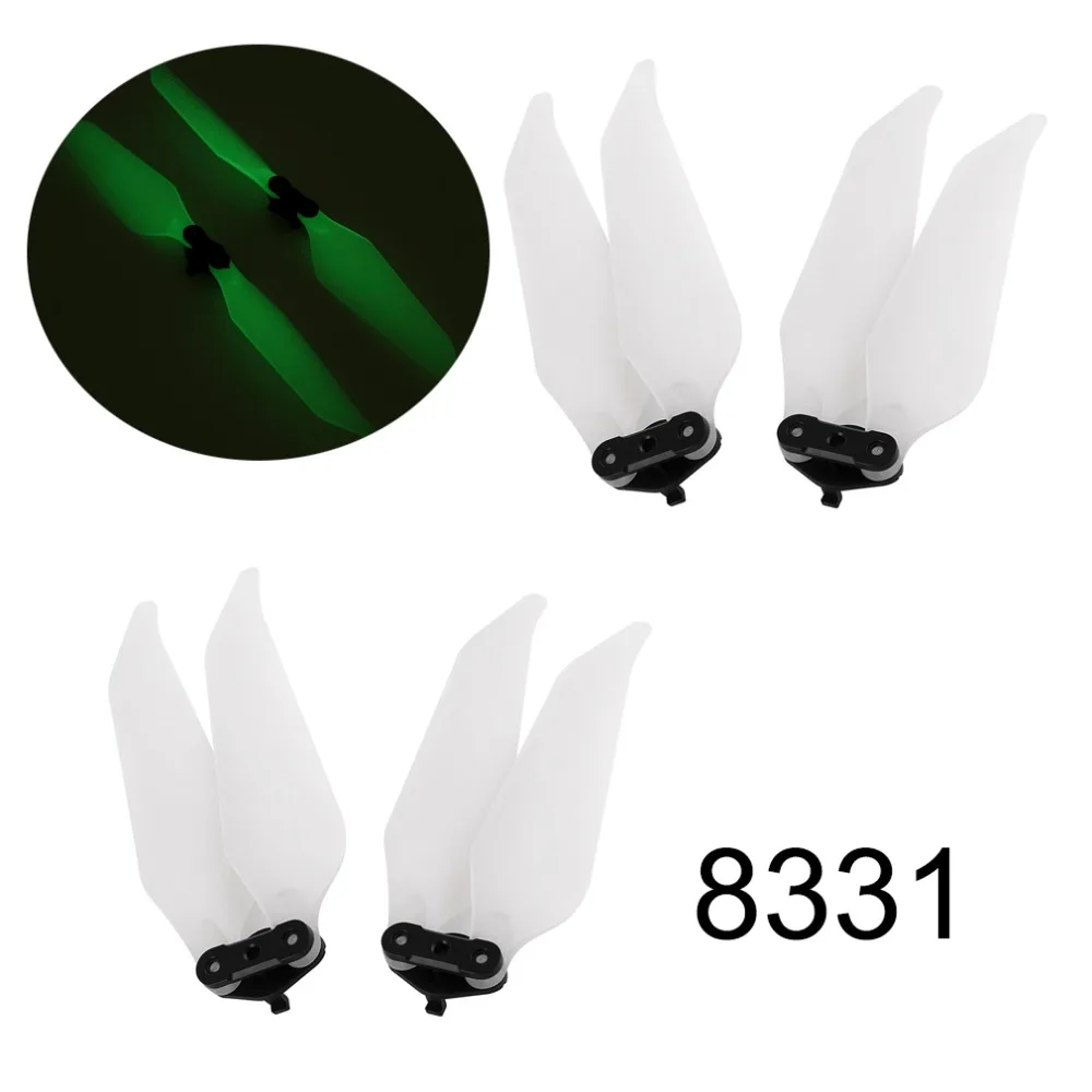 

4pcs Florescent 8331 Low Noise Propeller for DJI Mavic Pro Platinum Drone Night Flying Props Replacement Blade Spare Parts Wing