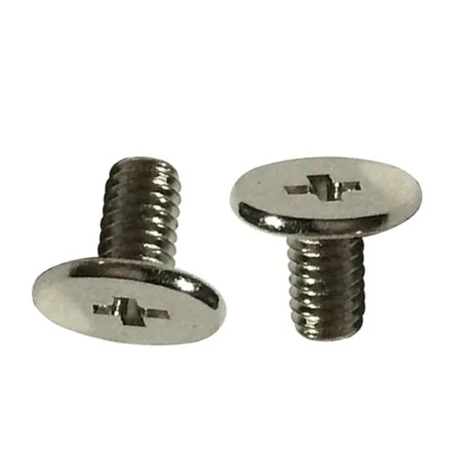 Vis /à T/ête Plate Multi-Tailles M2 // M2.5 // M3 en Acier au Carbone black Vis Crois/ées Vis /à T/ête Hexagonale Creuse Boulons