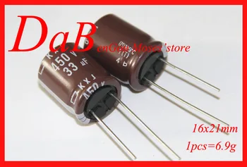 

450v 33uf 100% Original new NCC KXJ Electrolytic Capacitor capacitance Radial 16x21mm (100pcs)
