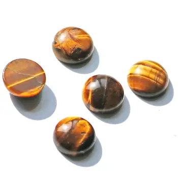 

Tiger eye diy quartz stone ore accessories blank base DIY quartz jewelry accessories