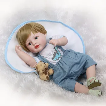 

NPK Reborn babies boy dolls for girls toys gift 22" silicone reborn dolls bebe alive reborn bonecas brinquedos