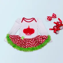 Детские комбинезоны с длинными рукавами для свадьбы для девочек, комбинезон, платье в горошек, повязка на голову, Roupas De Bebe, детская одежда для девочек на день рождения