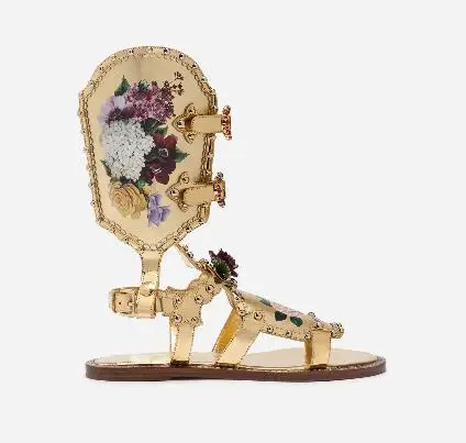 

Moraima Snc 2018 newest summer sexy ladies sandals Flat with Sandals Beach shoes
