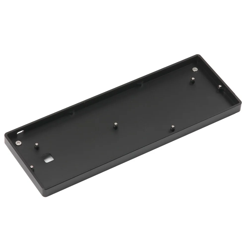 Beste Aangepaste GH60 Volledige Kit Aluminium Case Shell chanical toetsenbord Voor 60% Standaard Layout Mechanische Toetsenbord Zoals Poker dz60 case