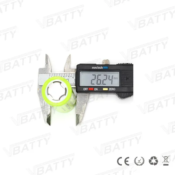 Vappower IMR 26650 5200mah 20A 7