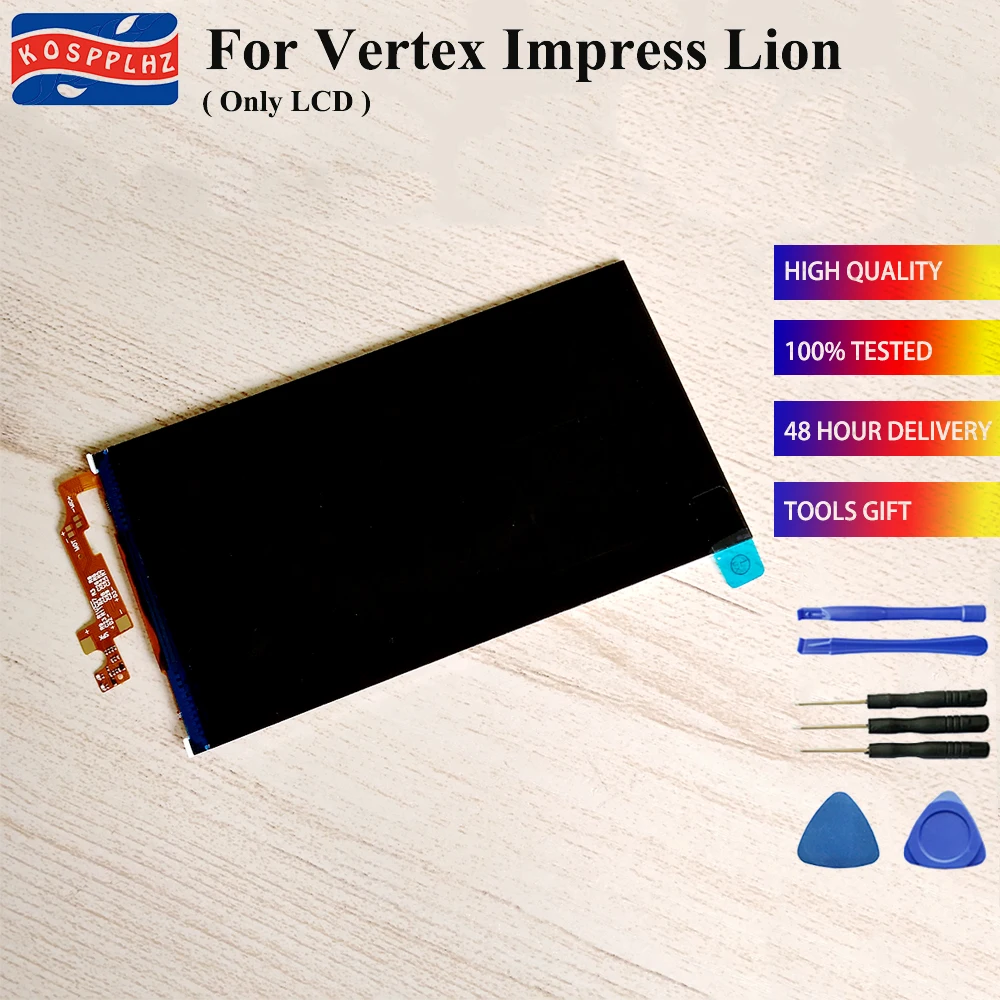 

For Vertex impress Lion dual cam 3g LCD Display Digitizer Replacement Repair panel 5.2 in + tools