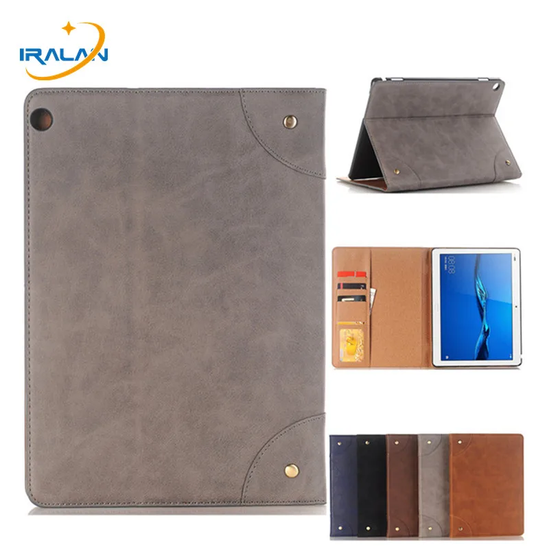 

Retro Book PU Leather Smart stand Case For Huawei MediaPad M3 Lite 10 BAH-W09 BAH-AL00 10.1 inch Tablet Cover Funda+film+stylus