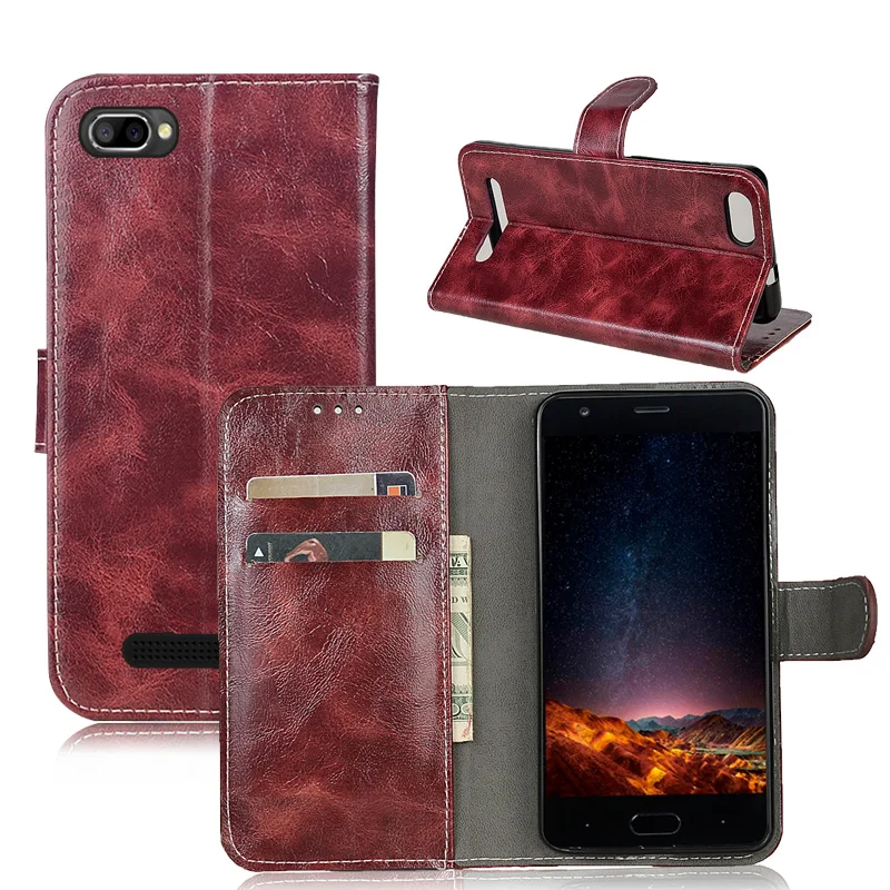 Для Doogee X20 чехол бумажник флип кожаный 5 0 дюймов магнитных карт слоты защитные