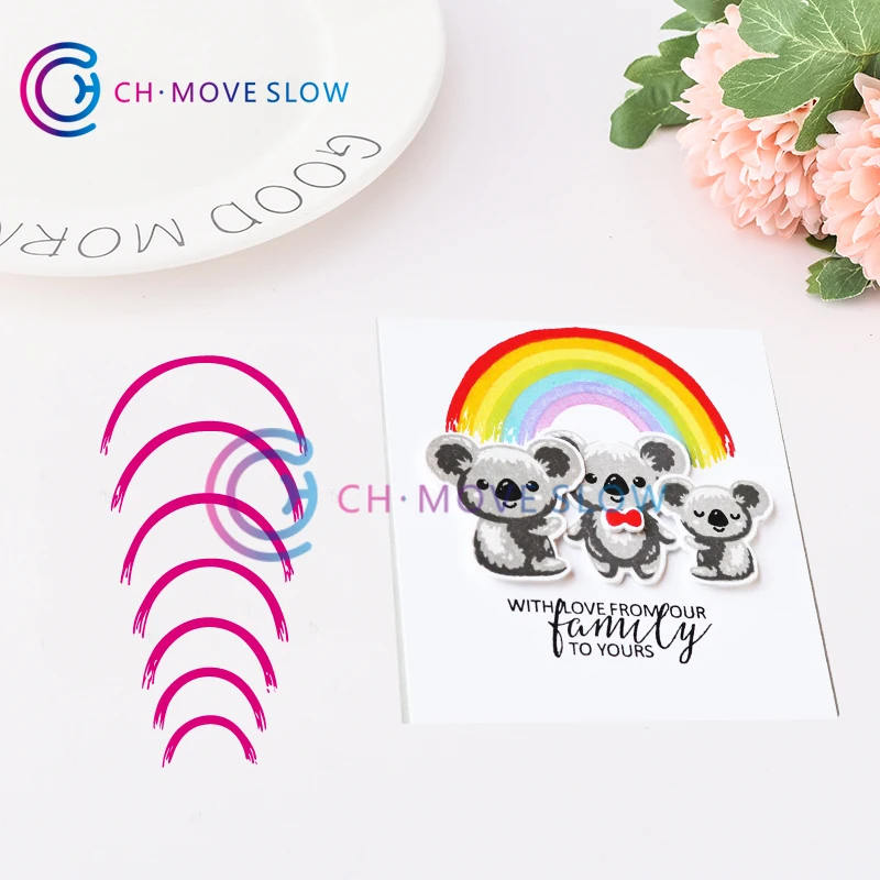 

CH Over The Rainbow Metal Cutting Dies Embossing Scrapbooking Stencil Craft Cut Dies For DIY Card Crafts Cutting Machine
