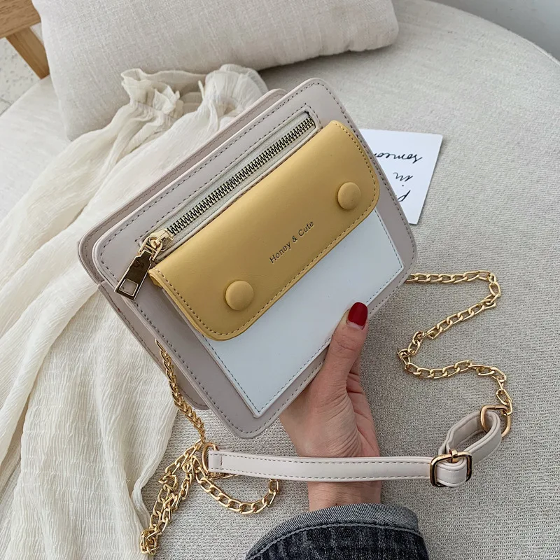 

Luxury Designer Shoulder Bags Multi-functional Women Chain Bag 2019 Simple Crossbody Bags for Women Quality PU Leather Handbags