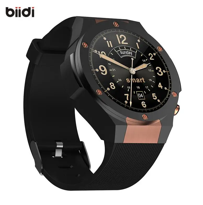 

2018 Biidi H2 GPS Smart Watch IOS With App Download Heart Rate Tracker WIFI SIM 5.0M HD Camera Android 5.1 Smartwatch Pk Kw99