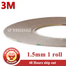 Промо-акция! 1x1,5 мм* 55 м 6,7 мил 3 м 9495LE 300LSE водонепроницаемый прозрачный двойной клейкий чехол с покрытием для сенсорного ЖК-экрана мобильного телефона