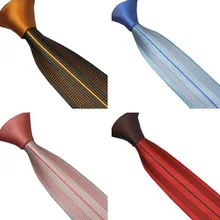 LAMMULIN мужские галстуки сплошной цвет Узел контрастный вертикальный полосатый тканый шейный платок из микрофибры панель тощий галстук 6 см(4 цвета на выбор