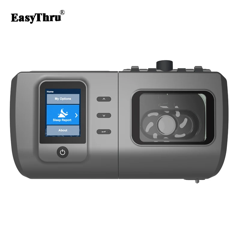 

BiPAP ST25 Auto CPAP Machine Black Shell Smart Home Care Respirator For Sleep Snoring Apnea Therapy With Humidifier Mask Hose