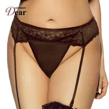 Comeondear чулок Подтяжки Свадебные Подвязки Лидер продаж размера плюс Porte janretelles кружева красный черный Подвязки Пояс PK1085