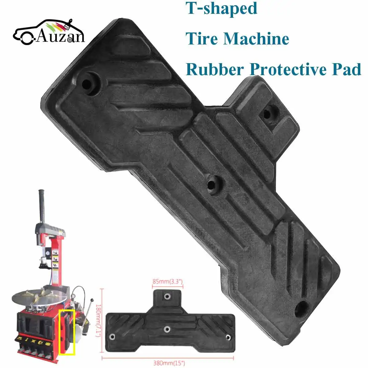

Newest Black Tire Changer Accessories Rubber Protection Plate Pad Mat for Fire Eagle