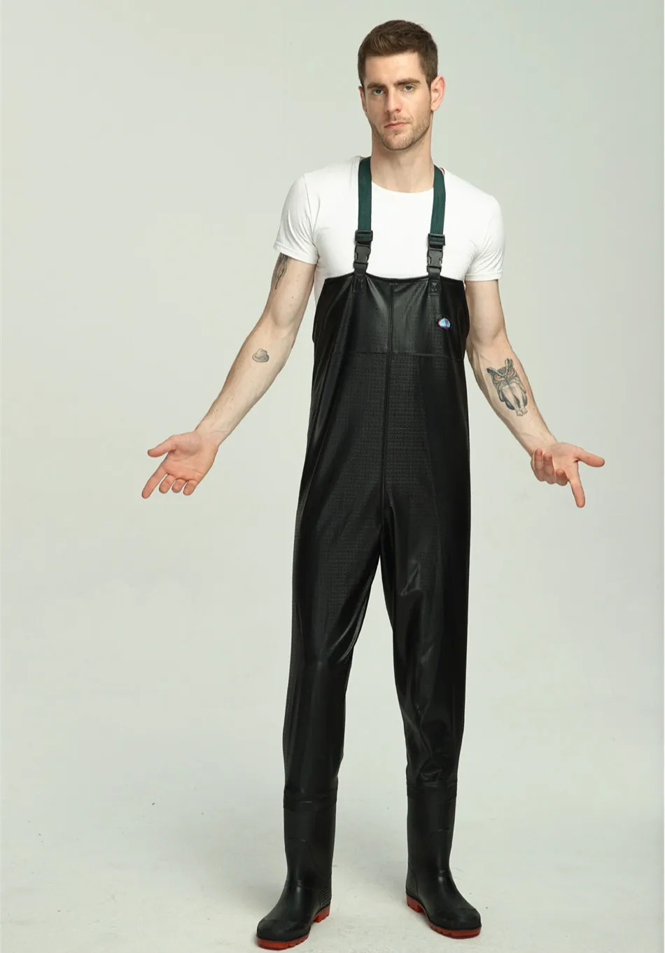 

Light-Weight Feather breathable Fly Fishing Waders Additional Durability suit chest overalls boots Men factory outlet