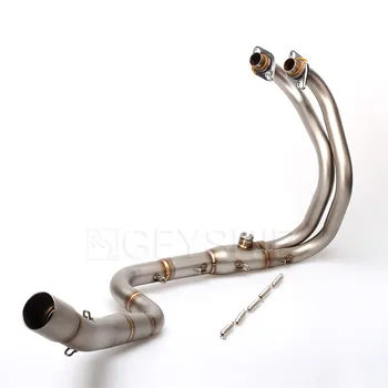 

Motorcycle Exhaust Pipe Muffler Front Middle Link Pipe System For Kawasaki Ninja 300 Ninja 250R 2013 to 2016 Z300 Z250 Slip-on