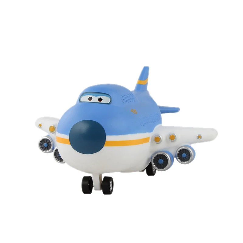 4 шт./компл. Q версия Kawaii Super Wings Мини фигурки из АБС пластика робот игрушки супер