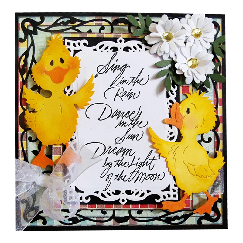 

Metal Cutting Dies New 2018 Duck Animal Dies Embossing Scrapbooking Stencil Craft Cut Dies For DIY Card Crafts Handmade