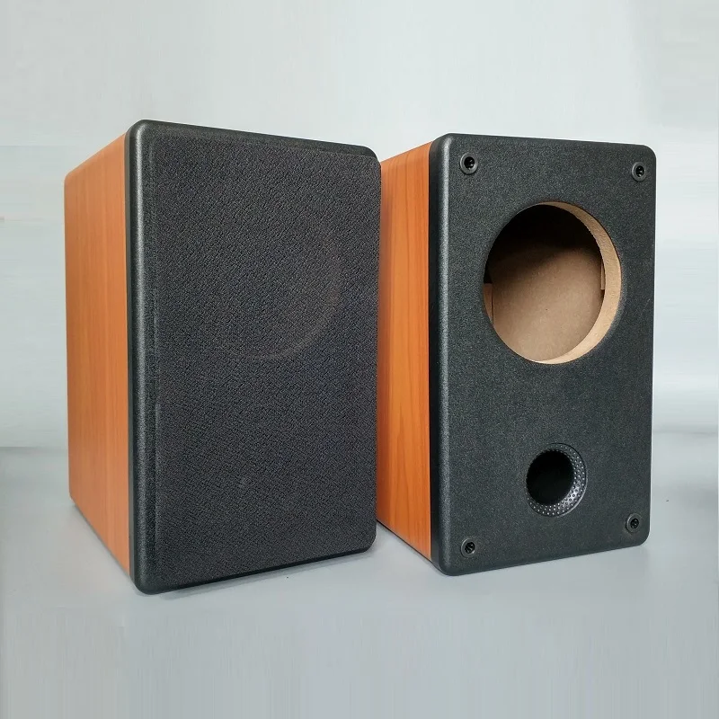 4 дюймовый полночастотный пустой корпус HIFI деревянный динамик сделай сам чехол