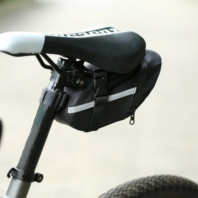 Outdoor Waterproof Bicycle Back Seat Nylon Saddle Bag Cycling Outdoor Waterproof Bicycle Back Seat Nylon Saddle Bag Cycling Mountain Bike Pouch