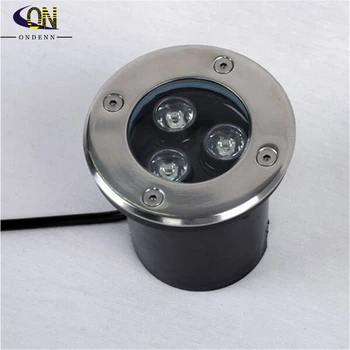 

3X3W led underground light IP67 AC85-265V / DC12V ground lights outdoor garden lamp RGB warm/cool white Free shipping