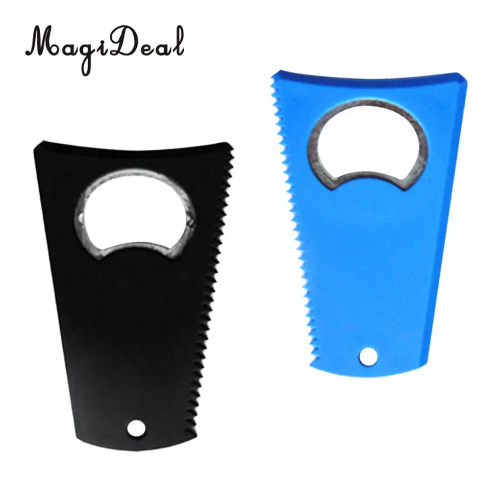 MagiDeal 2Pcs Surfboard Surf Board Surfboard Skimboard Wax Comb Clean Tool Bottle Opener Wax Comb Remover Clean Maintenance Tool