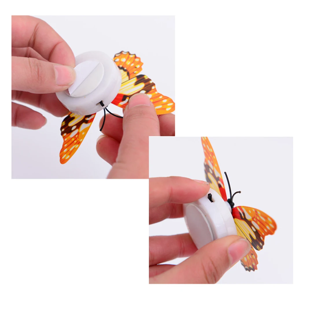 

Night Light Lamp With Suction Pad Colorful Changing Butterfly LED Night Light Lamp Home Room Party Desk Wall Decor