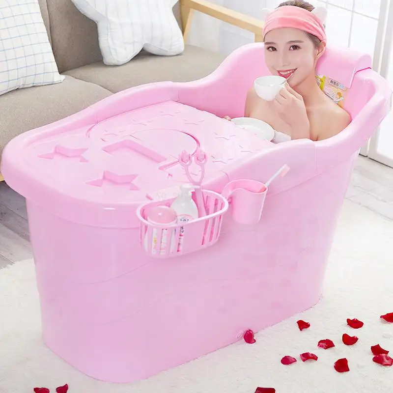 Buy Adult bath tub home plastic body large thick bath