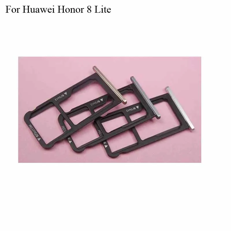 For Huawei honor 8 liteHonor8 lite 2017 SIM Card Tray + Micro SD Holder Slot Adapter Socket Honor 8lite | Мобильные телефоны и