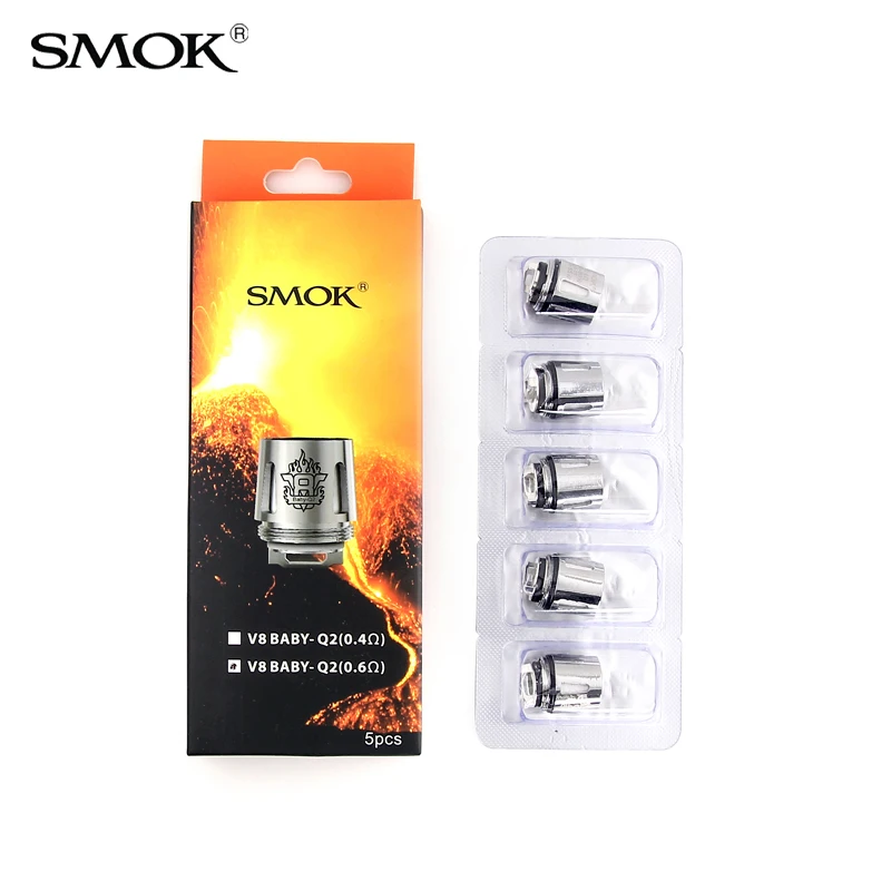 Оригинальная детская катушка Smok TFV8 Baby Q2 /M2 0 15/0 25 Ом подходит для SMOK Big Tank TFV12 Prince |