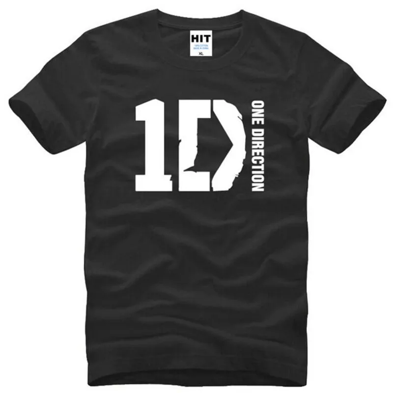 One Direction 1D Rock Music T Shirts Men New Summer Short Sleeve O Neck Cotton Men's T Shirt Tee