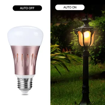 

LED Dusk To Dawn Lighting Bulb 15W 2835 Chip 1200LM Sensor Automatic On/Off E26 E27 Christmas Outdoor Garage Patio Night Lamp