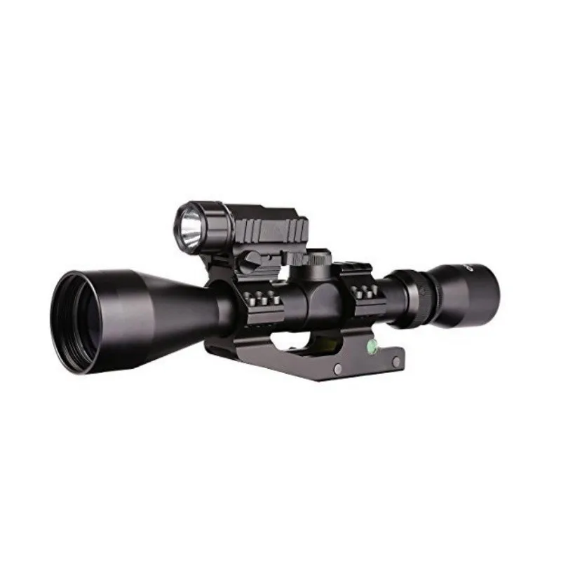 

LED Rifle Hunting sight Glock Gun FlashTorch Flashlight with Release 20mm Mount for Pistol Light Tactical Airsoft accessories