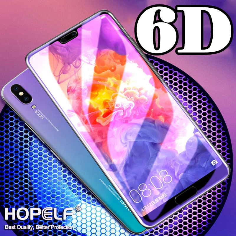 6D закаленное стекло для huawei Honor 8X 8A 8C 7X защита экрана на Nova 4 3i Защитное 9 Lite