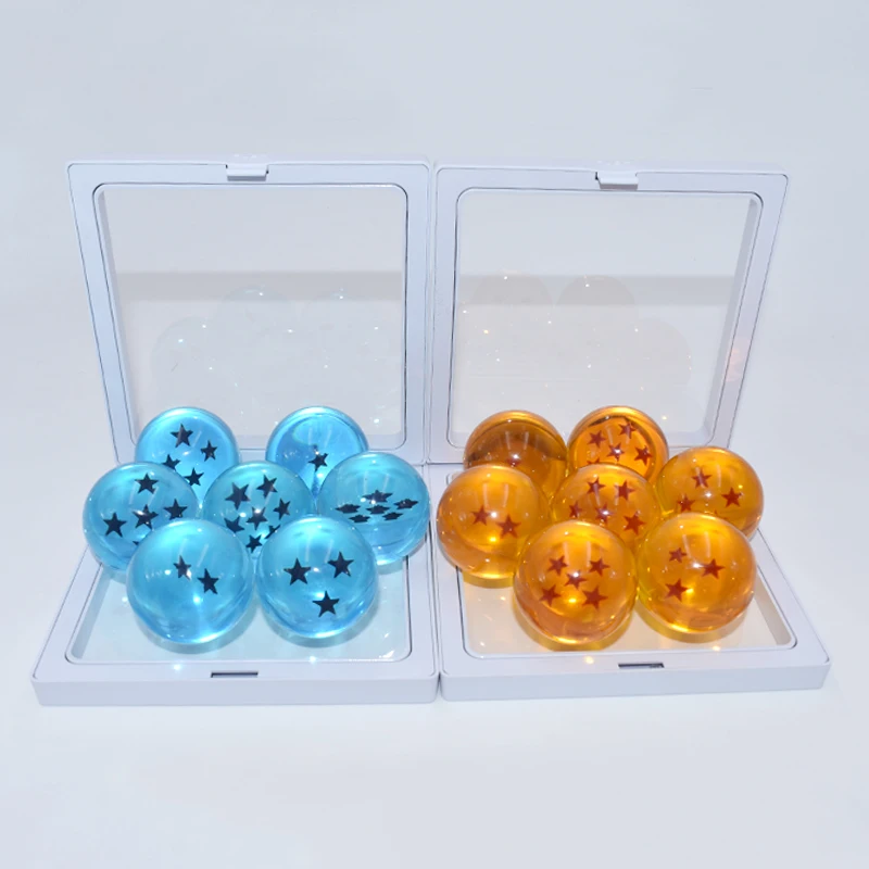 

7Pcs/Set Anime DRAGON BALL 3.5CM Dragon Ball Z 1 2 3 4 5 6 7 Stars Action Figures Crystal Acrylic Balls Collection Toys Gift