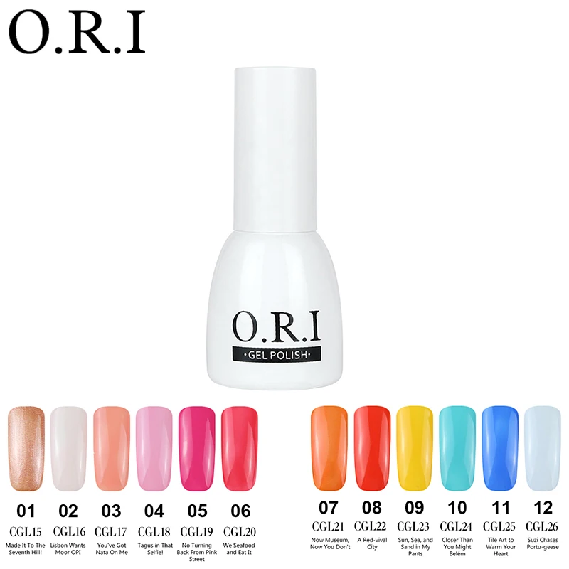 

1PCS Gel Nail Polish Hybrid Manicure Set For Art Nail Soak off UV LED Vernis Semi Permanant Nails Gel Varinishes Top Base Coat