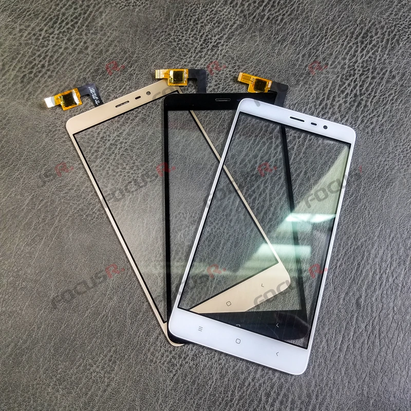 Внешний верхний экран объектив Переднее стекло для Xiaomi Redmi Note 3 ЖК-экран Замена Сенсорная панель Сенсорный экран Запасные части