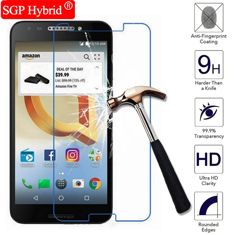 

For Alcatel pixi 4 9H glass one touch pixi 4 Pop 4s 4 2 5.0 5042 idol 3 star U5 Shine Lite A5 C7 Tempered Glass screen protector