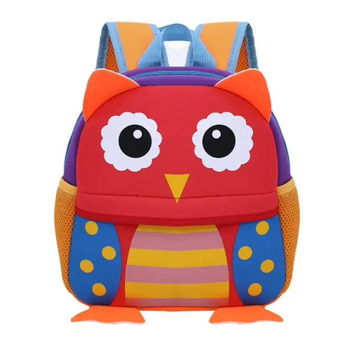 Милые Для детей мультфильм животных Дизайн мини-рюкзак Водонепроницаемый Прочный детский сад школьная сумка рюкзак для детей Mochila