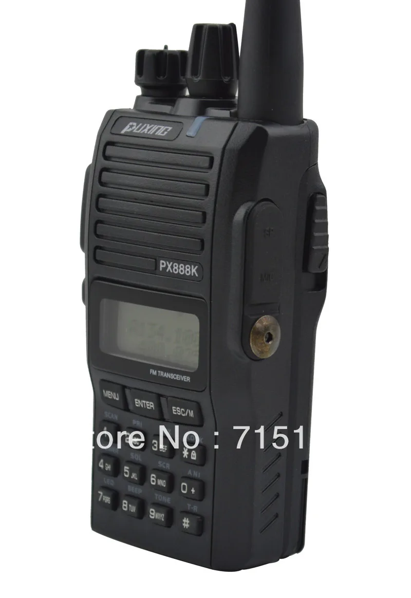 Новый 2013 PUXING PX 888K Двухдиапазонный портативный двухстороннее радио VHF/UHF 10 км