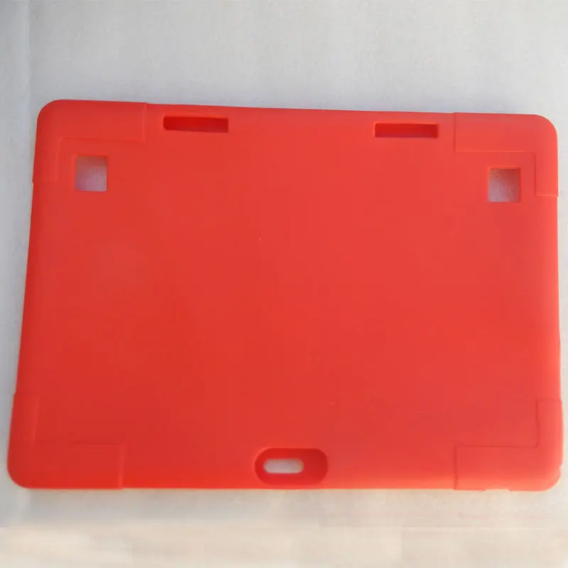 Высококачественный силиконовый чехол для BQ Aquaris M10 Ubuntu Edition 10," дюймовых планшетов - Цвет: red