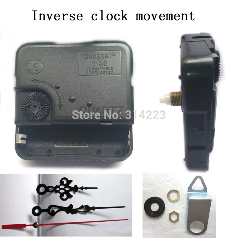 Фонарь шпинделя 12 мм против часовой стрелки|clock movement kits|quartz clock kitclock |