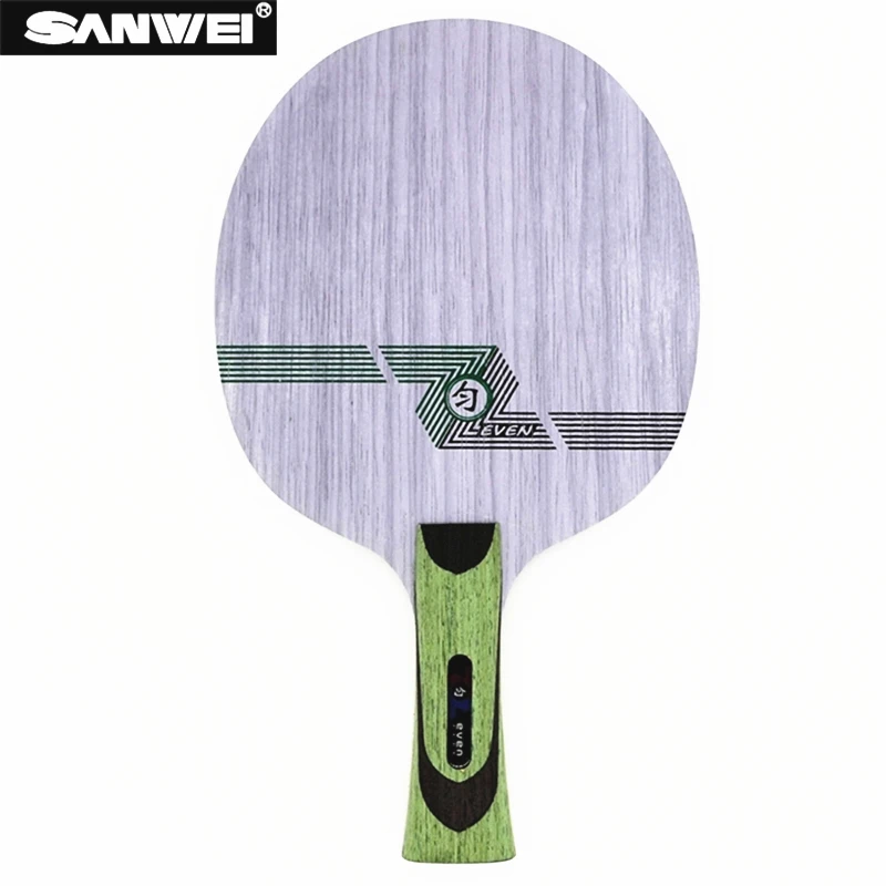 

SANWEI Table Tennis Blade Green Even QY 11 plywood Control for 40+ ping pong racket bat paddle