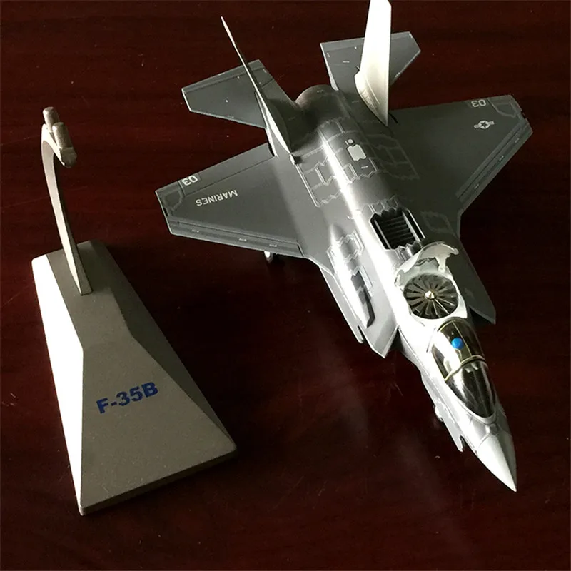 1:72 F-35 Aircraft Model F35 Aircraft Alloy Model Simulation Military Model Exquisite Gift for Collection Free Shiping