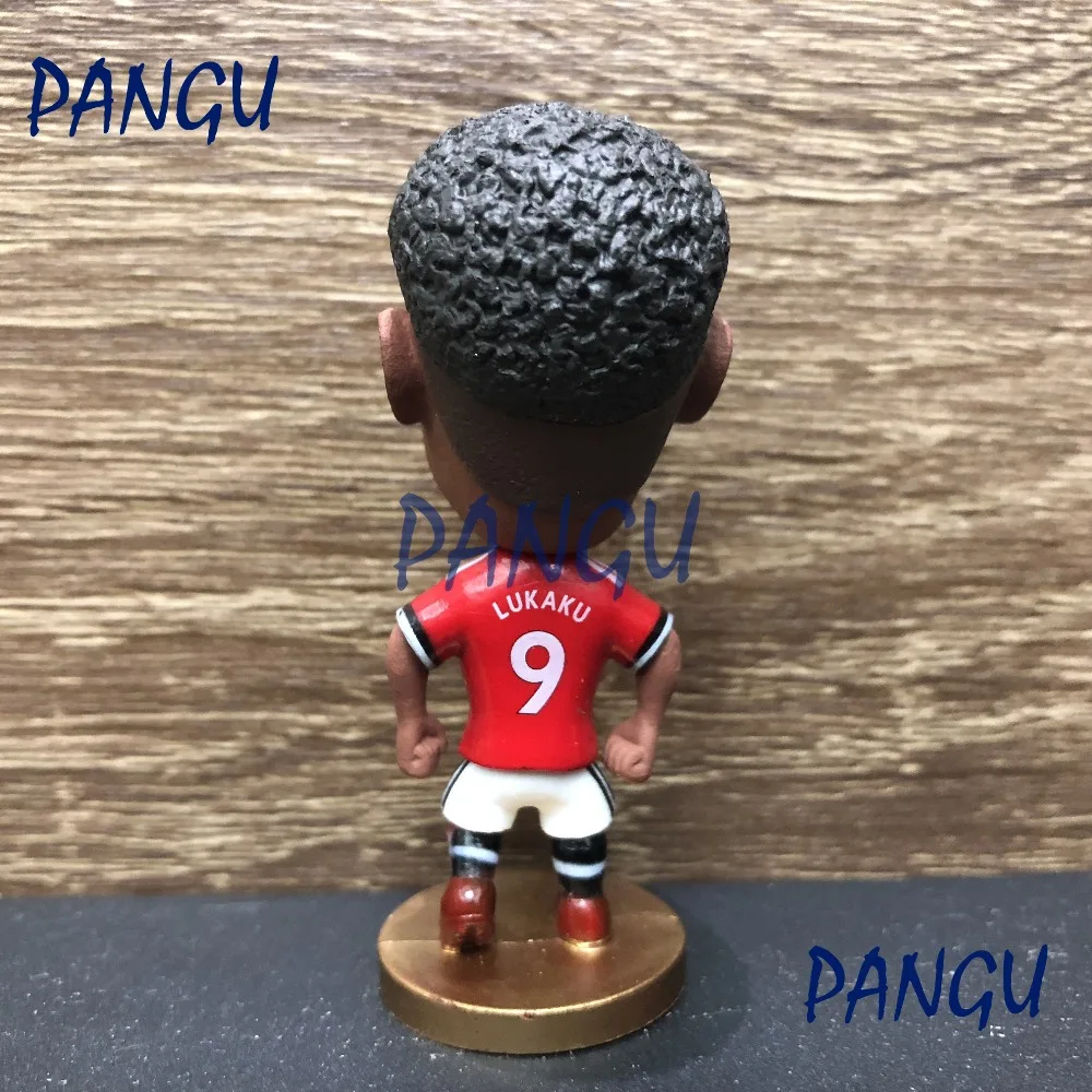 Soccerwe dolls figurine Sports stars Lukaku #9 2017-2018 Movable joints resin model toy action figure collectible gift