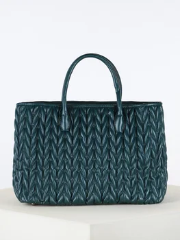 

Faux leather tote bag