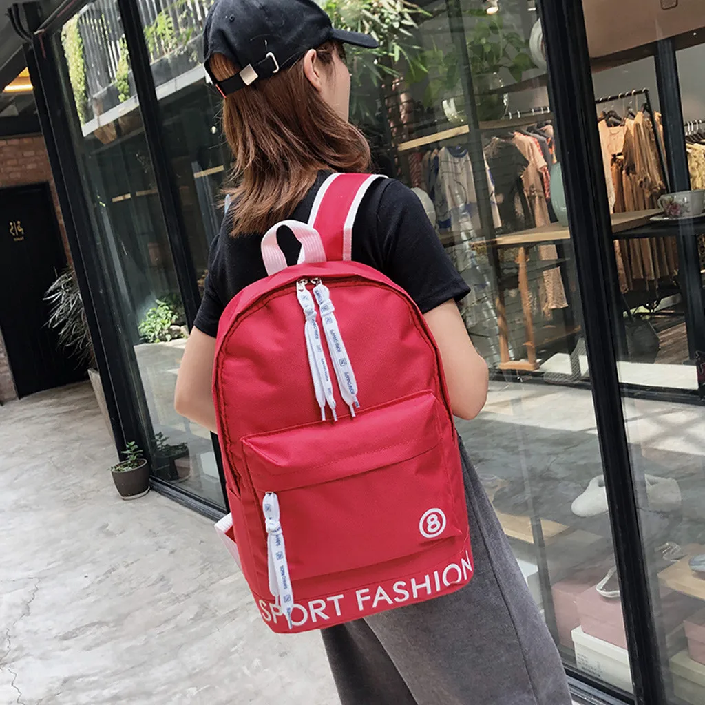 Aelicy Women Canvas Backpacks Ladies Shoulder School Bag Backpack For Girls Travel Fashion Bag Bolsas Mochilas Sac A Dos